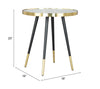 The Particle Side Table Gold & Black  Era and Style Inspired Home Decor 1