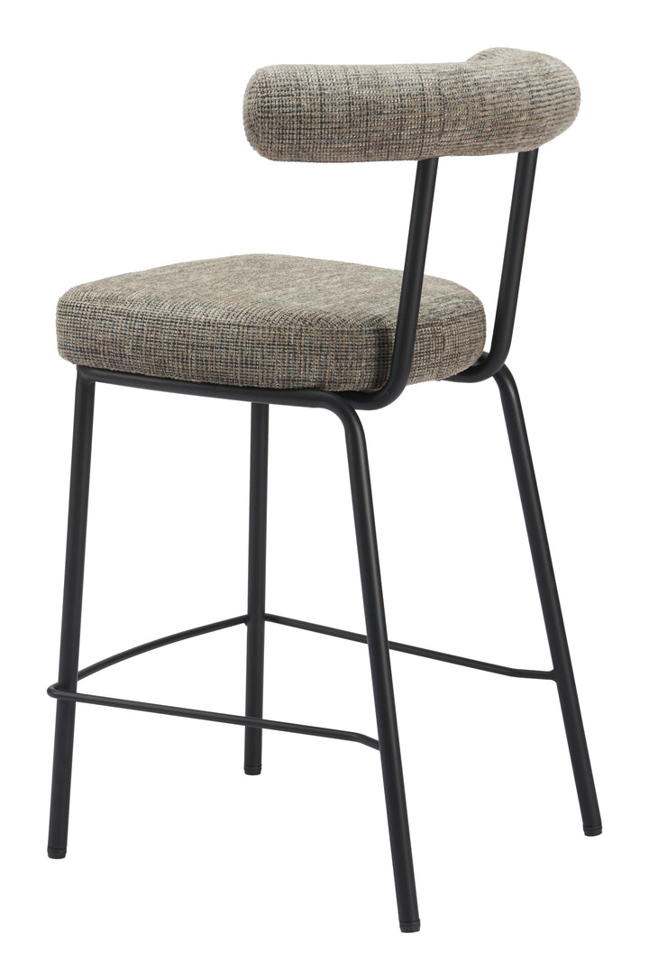 The Kede Counter Stool Green Tweed  Era and Style Inspired Home Decor 1