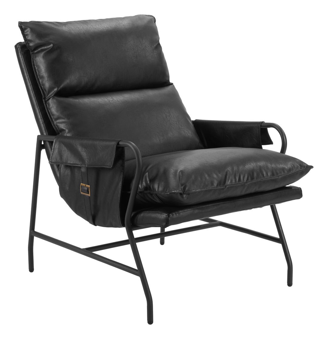 The Halaus Accent Chair Black  Era and Style Inspired Home Decor 1