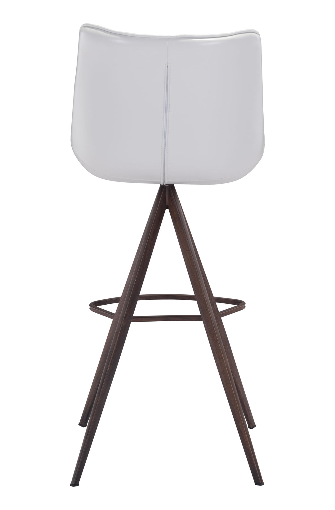 The Aki Barstool (Set of 2) White & Walnut  Era and Style Inspired Home Decor 1