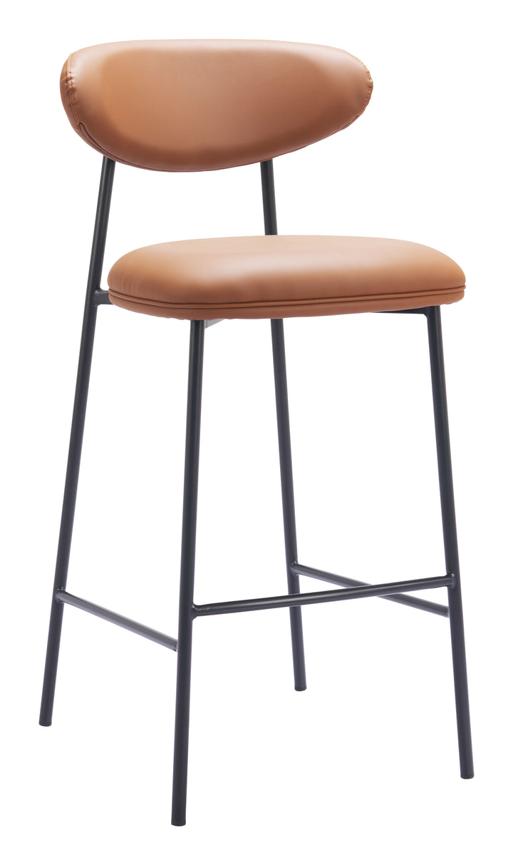 The Rorun Barstool (Set of 2) Brown  Era and Style Inspired Home Decor 1