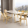 The Atlas Dining Table White & Gold  Era and Style Inspired Home Decor 1