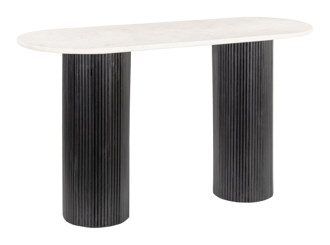 The Izola Console Table White & Black  Era and Style Inspired Home Decor 1