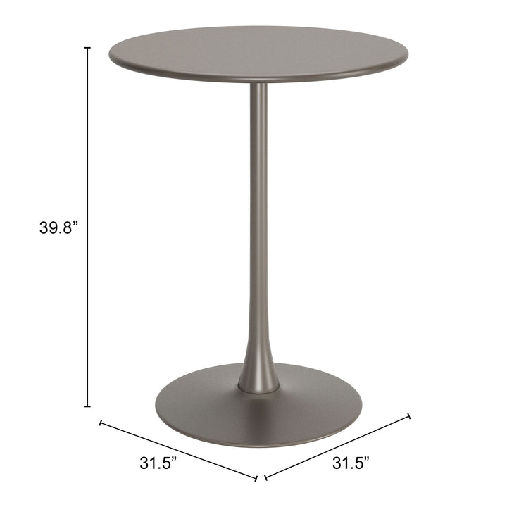 The Soleil Bar Table Taupe  Era and Style Inspired Home Decor 1