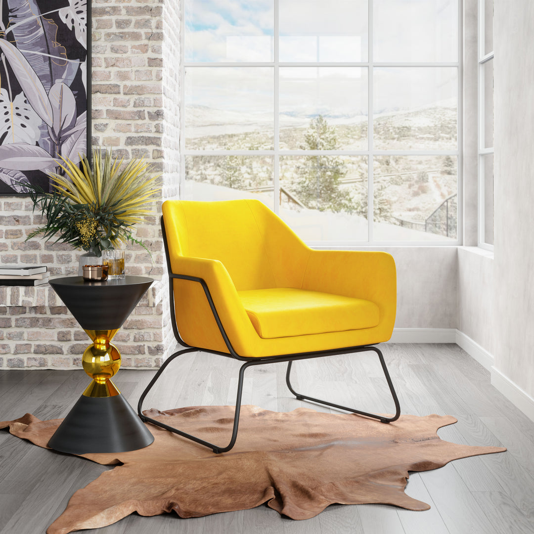 The Jose Accent Chair Yellow  Era and Style Inspired Home Decor 1