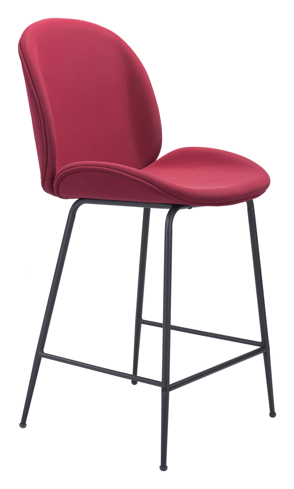 The Miles Counter Stool Red  Era and Style Inspired Home Decor 1