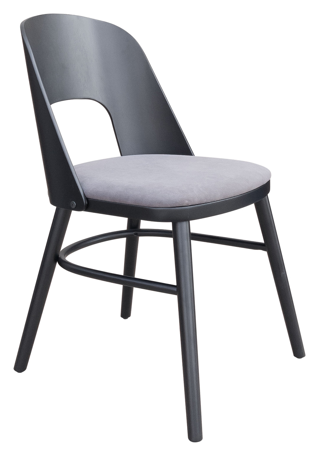 The Iago Dining Chair (Set of 2) Gray & Black  Era and Style Inspired Home Decor 1