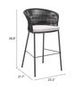 The Freycinet Barstool (Set of 2) Black  Era and Style Inspired Home Decor 1