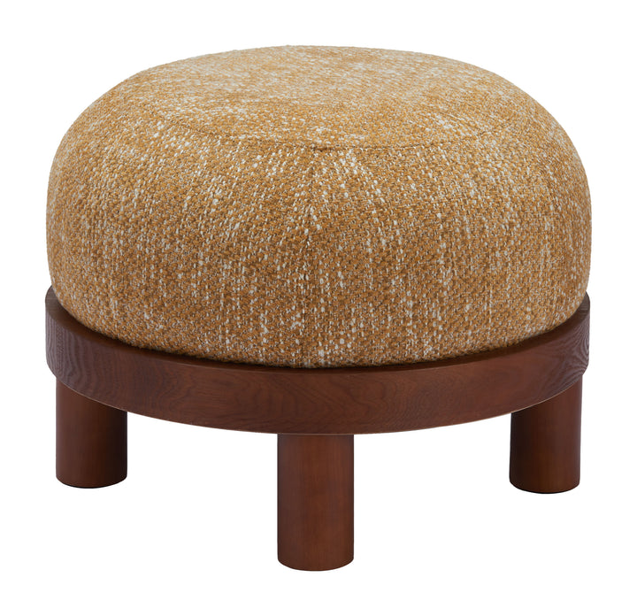 The Gome Ottoman Oat Yellow  Era and Style Inspired Home Decor 1