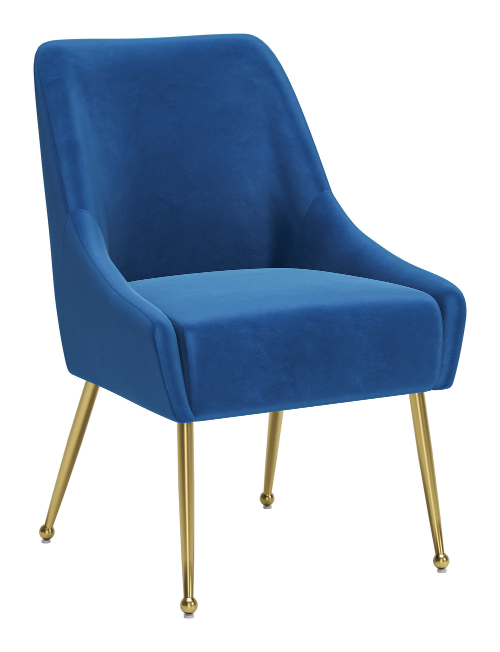 The Maxine Dining Chair Navy Blue & Gold  Era and Style Inspired Home Decor 1