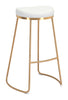 The Bree Barstool (Set of 2) White & Gold  Era and Style Inspired Home Decor 1