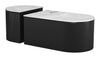 The Ormara Coffee Table Set (2-Piece) White & Black  Era and Style Inspired Home Decor 1