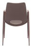 The Desi Dining Chair (Set of 2) Brown & Walnut  Era and Style Inspired Home Decor 1