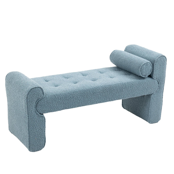 Loop Gauze Modern Ottoman Bench