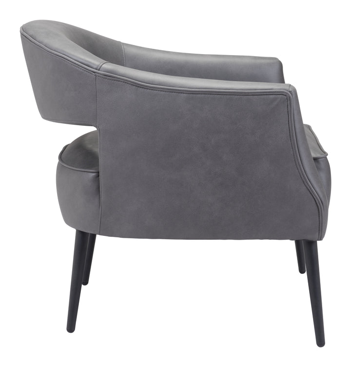 The Berkeley Accent Chair Vintage Gray  Era and Style Inspired Home Decor 1