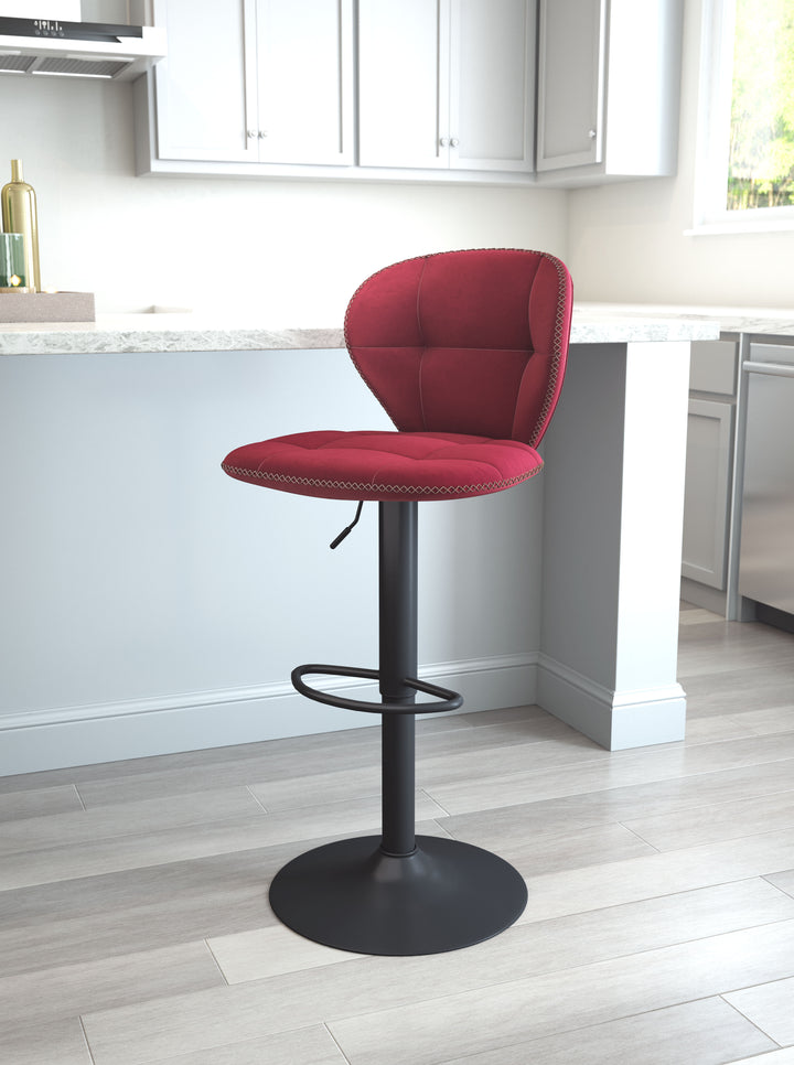 The Salem Barstool Red  Era and Style Inspired Home Decor 1