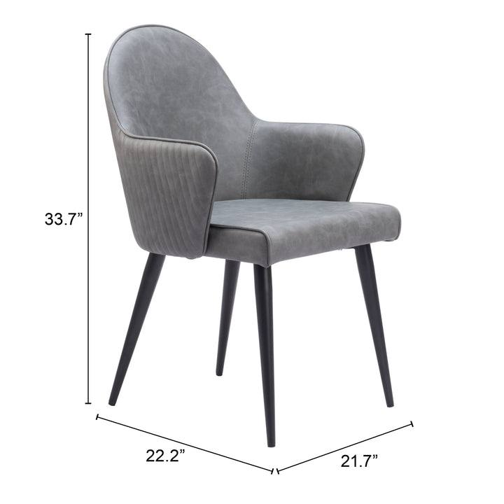 The Silloth Dining Chair Gray  Era and Style Inspired Home Decor 1