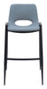 The Desi Barstool (Set of 2) Azure Gray  Era and Style Inspired Home Decor 1