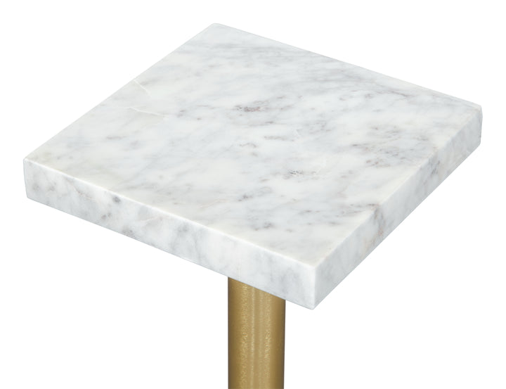 The Josef Side Table White & Gold  Era and Style Inspired Home Decor 1