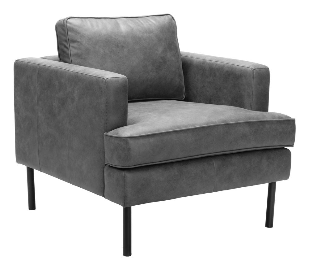 The Decade Armchair Vintage Gray  Era and Style Inspired Home Decor 1