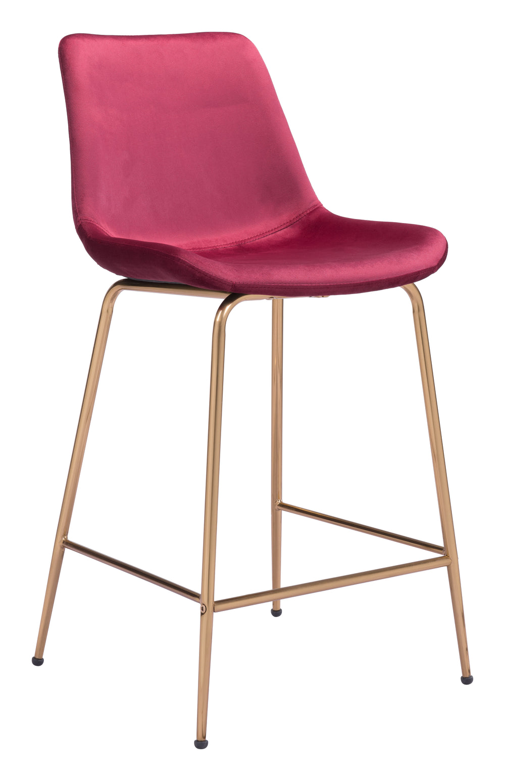 The Tony Counter Stool Red & Gold  Era and Style Inspired Home Decor 1