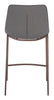 The Magnus Counter Stool (Set of 2) Slate Gray & Walnut  Era and Style Inspired Home Decor 1