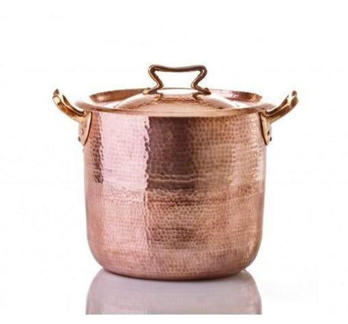 Copper Stockpot 10 qt w Standard Lid