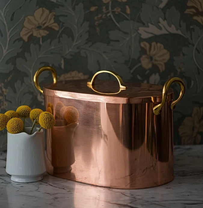 Copper Bread Box 13"