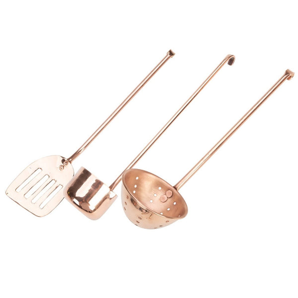 Set of 3 Copper Kitchen Tools