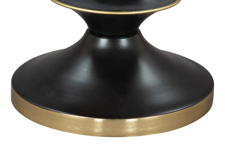 The Donahue Side Table Gold & Black  Era and Style Inspired Home Decor 1