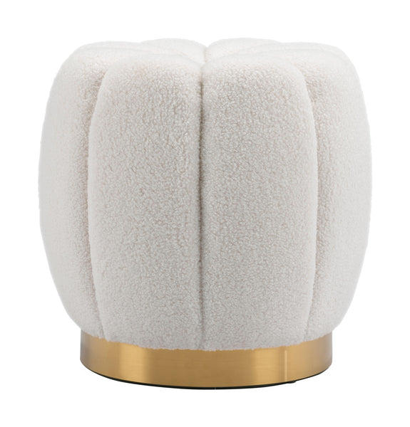 The Napa Ottoman Ivory  Era and Style Inspired Home Decor 1