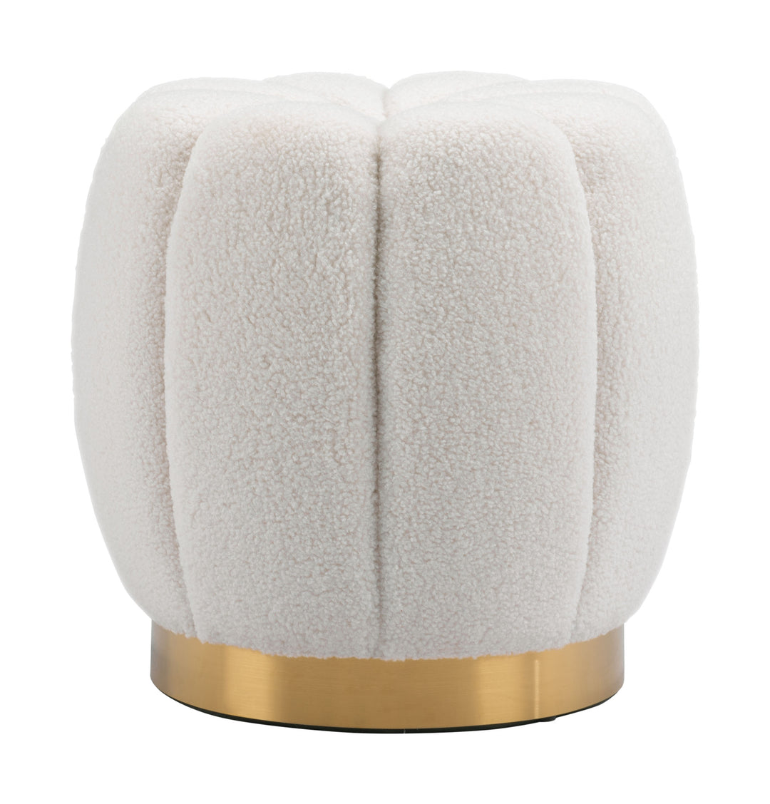 The Napa Ottoman Ivory  Era and Style Inspired Home Decor 1