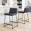 The Pago Counter Stool (Set of 2) Black  Era and Style Inspired Home Decor 1