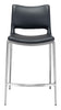 The Ace Counter Stool (Set of 2) Black & Silver  Era and Style Inspired Home Decor 1