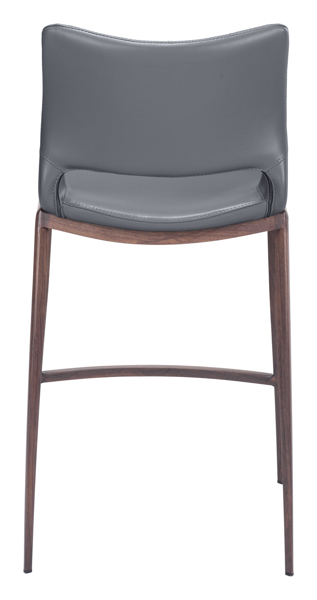 The Ace Counter Stool (Set of 2) Dark Gray & Walnut  Era and Style Inspired Home Decor 1