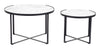 The Brioche Coffee Table Set (2-Piece) White & Black  Era and Style Inspired Home Decor 1