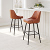 The Keppel Swivel Barstool Brown  Era and Style Inspired Home Decor 1