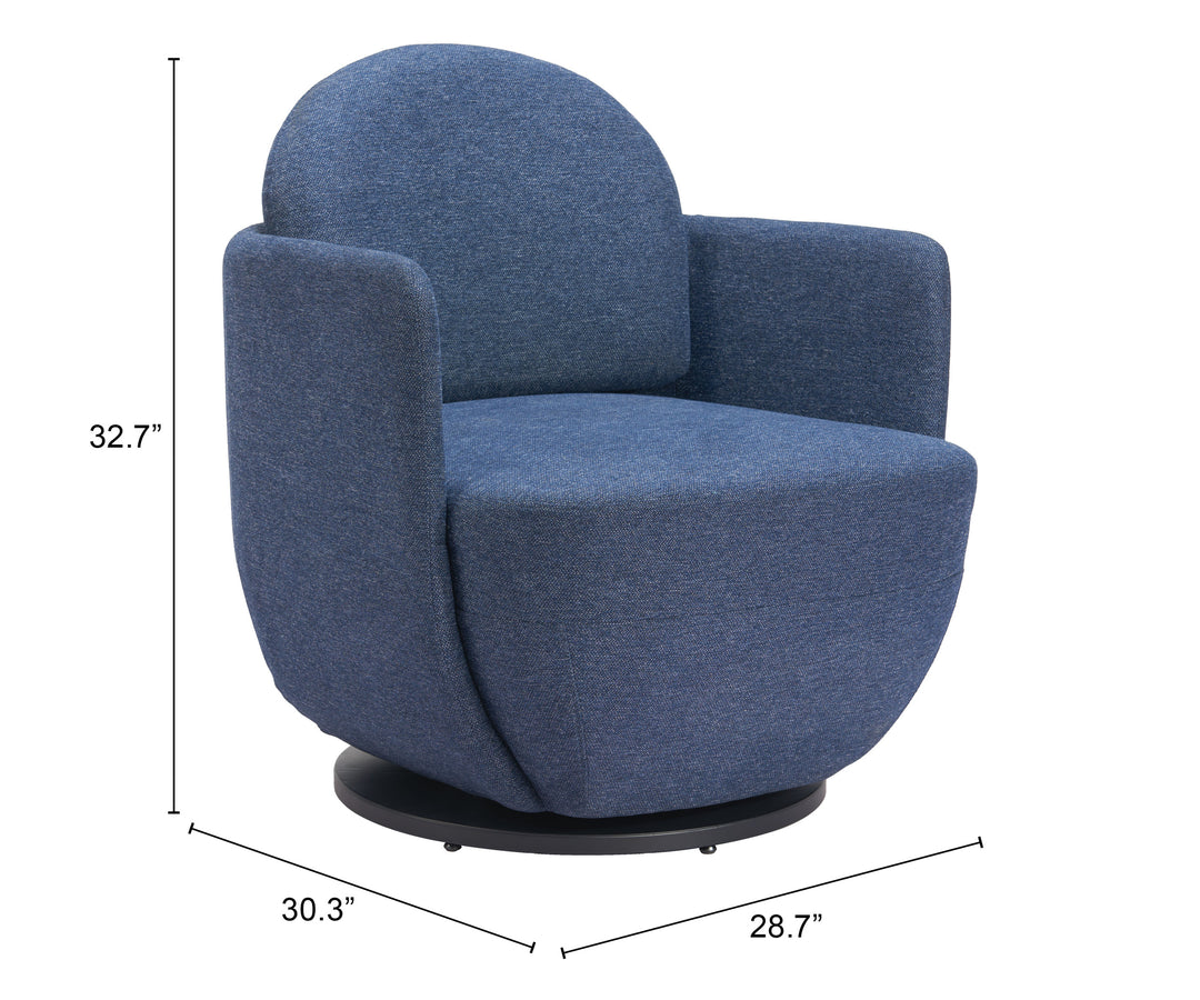 The Bant Swivel Chair Blue  Era and Style Inspired Home Decor 1