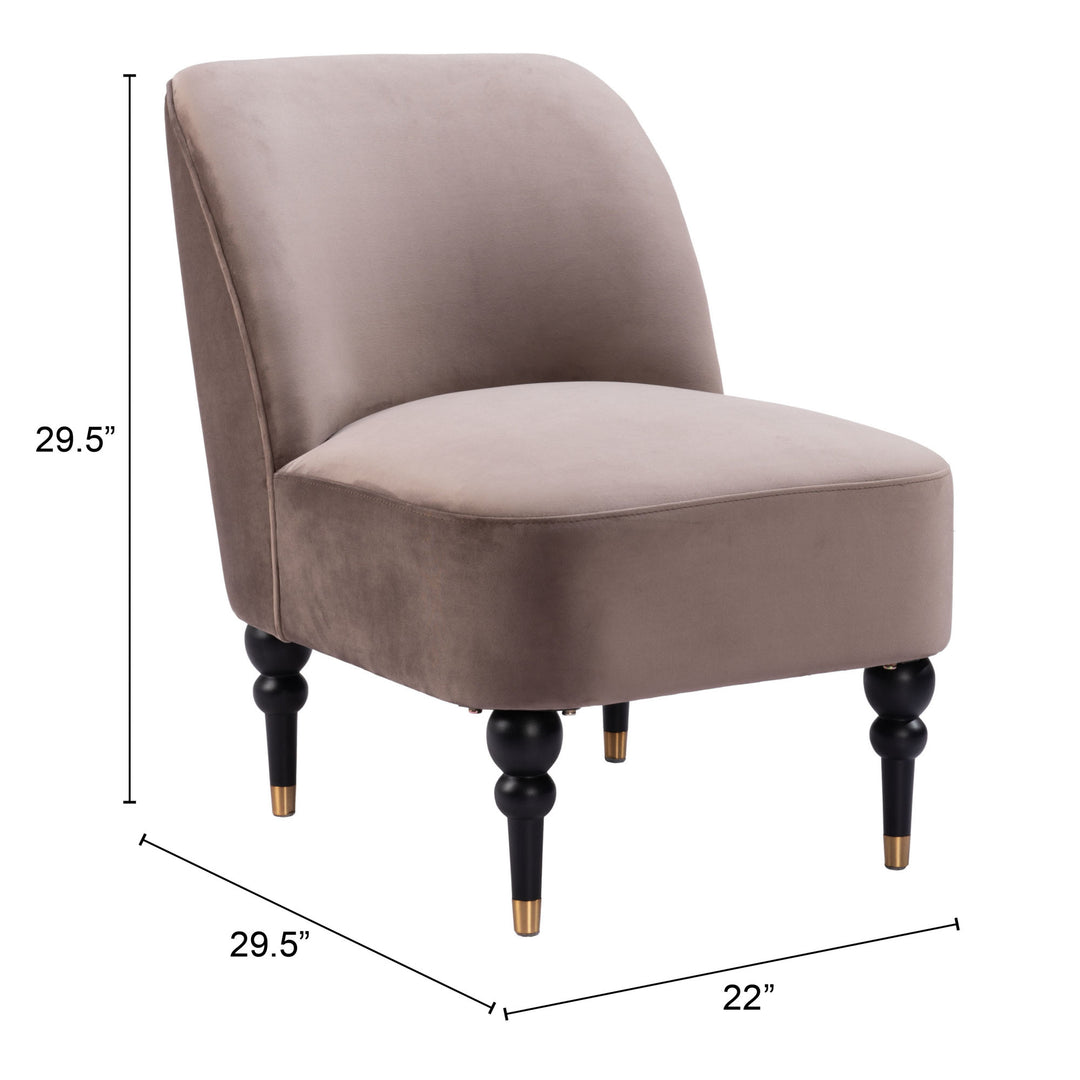 The Bintulu Accent Chair Taupe  Era and Style Inspired Home Decor 1