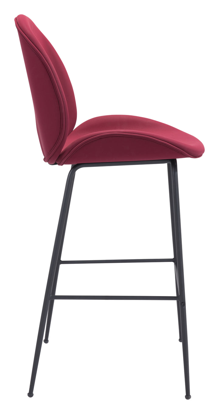 The Miles Barstool Red  Era and Style Inspired Home Decor 1