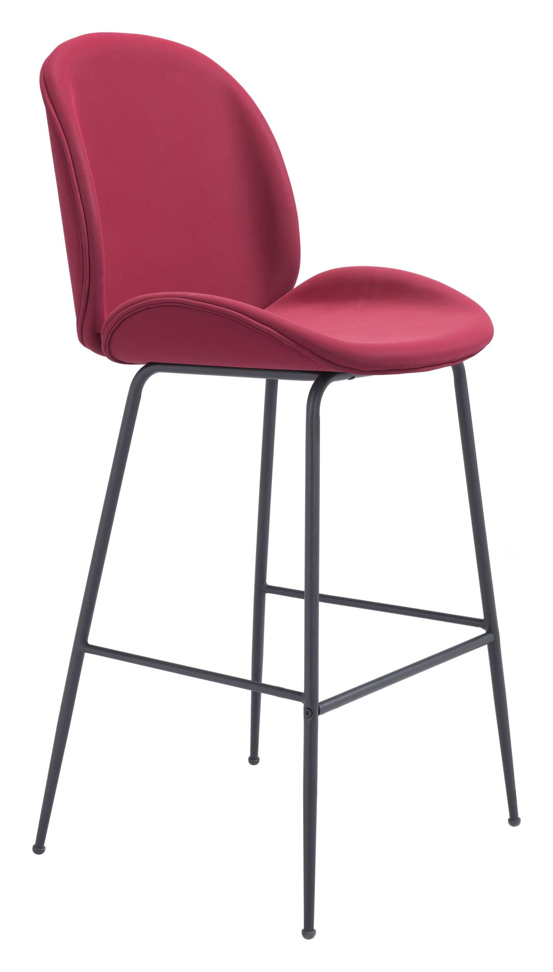 The Miles Barstool Red  Era and Style Inspired Home Decor 1