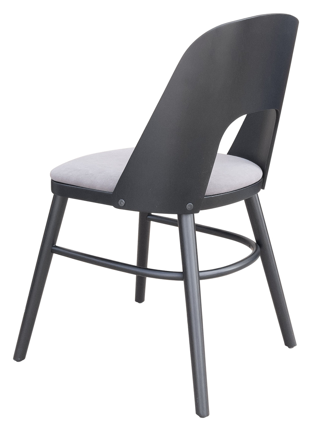 The Iago Dining Chair (Set of 2) Gray & Black  Era and Style Inspired Home Decor 1