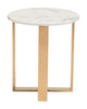 The Atlas End Table White & Gold  Era and Style Inspired Home Decor 1