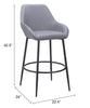 The Vila Barstool (Set of 2) Gray  Era and Style Inspired Home Decor 1