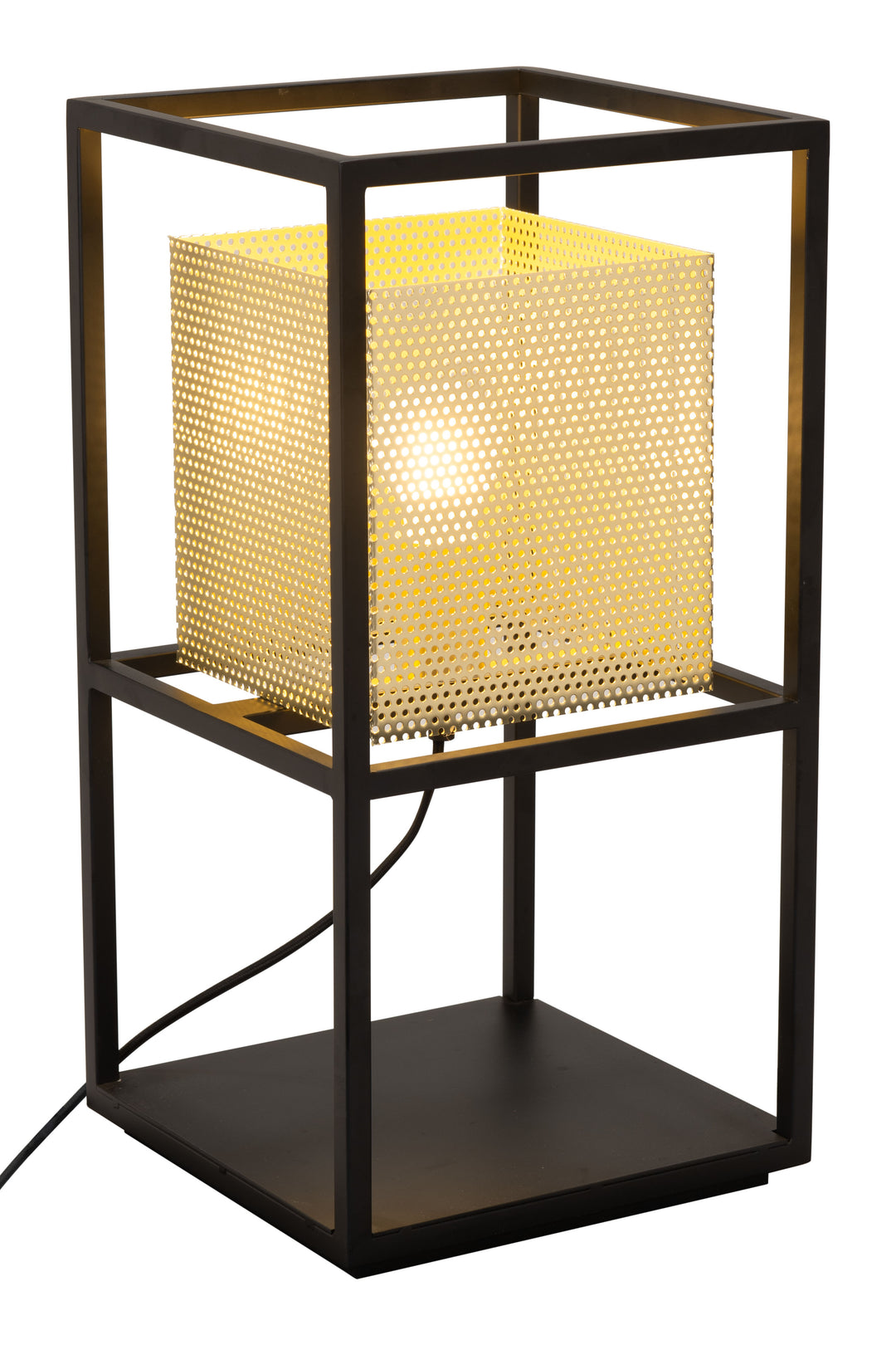 The Yves Table Lamp Gold & Black