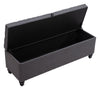 The Halifax Storage Bench Gravel Gray  Era and Style Inspired Home Decor 1