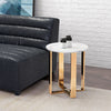 The Atlas End Table White & Gold  Era and Style Inspired Home Decor 1