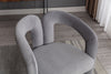 Set of 2 Contemporary Upholstered Accent Chairs