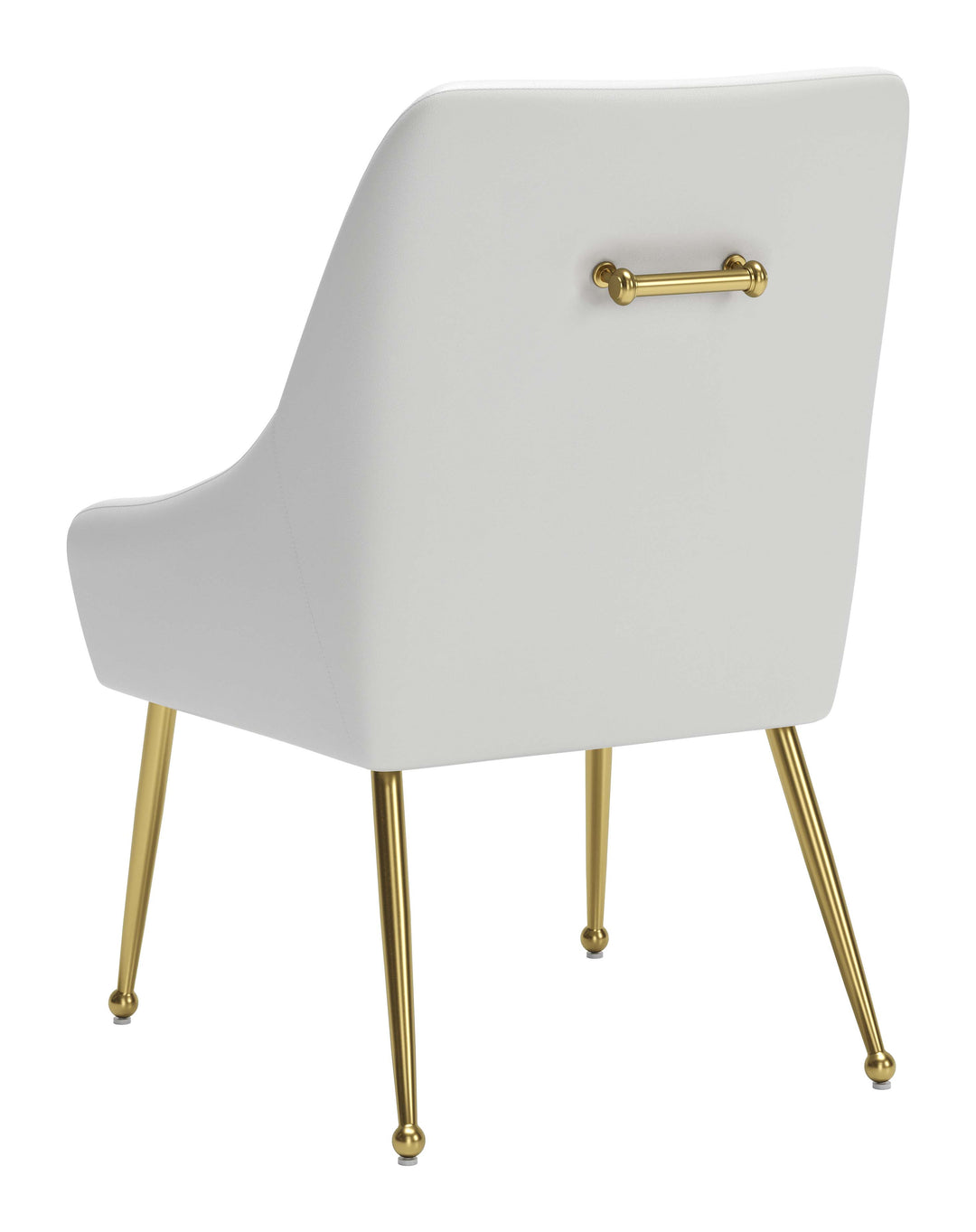 The Maxine Dining Chair White & Gold  Era and Style Inspired Home Decor 1