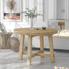 Rustic Planked Top Farmhouse Dining Table with Adjustable Length